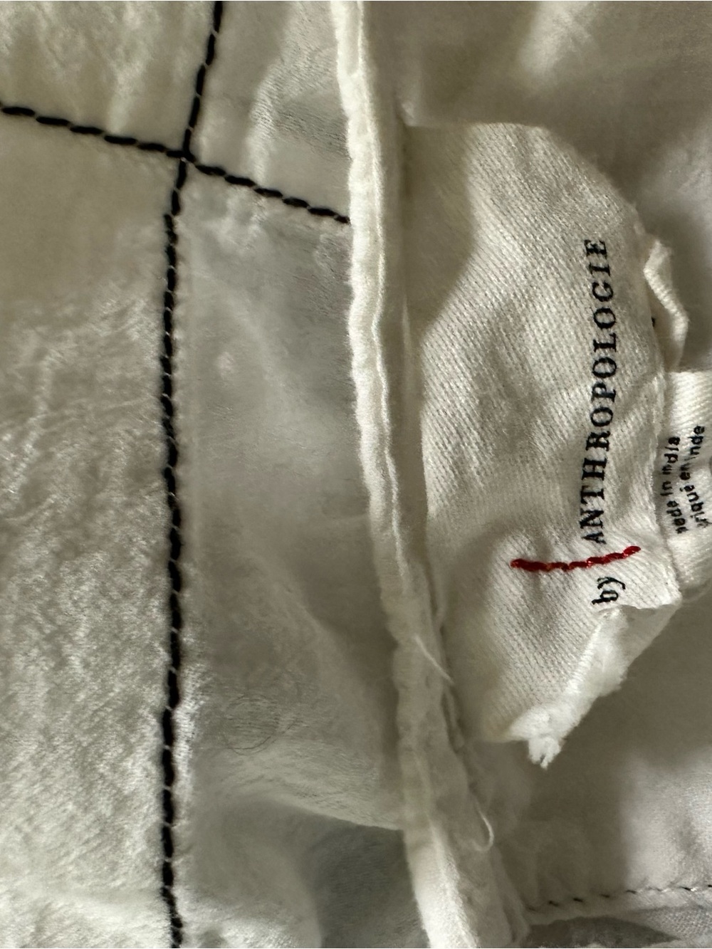 Anthropologie white tank top - Picture 3 of 3